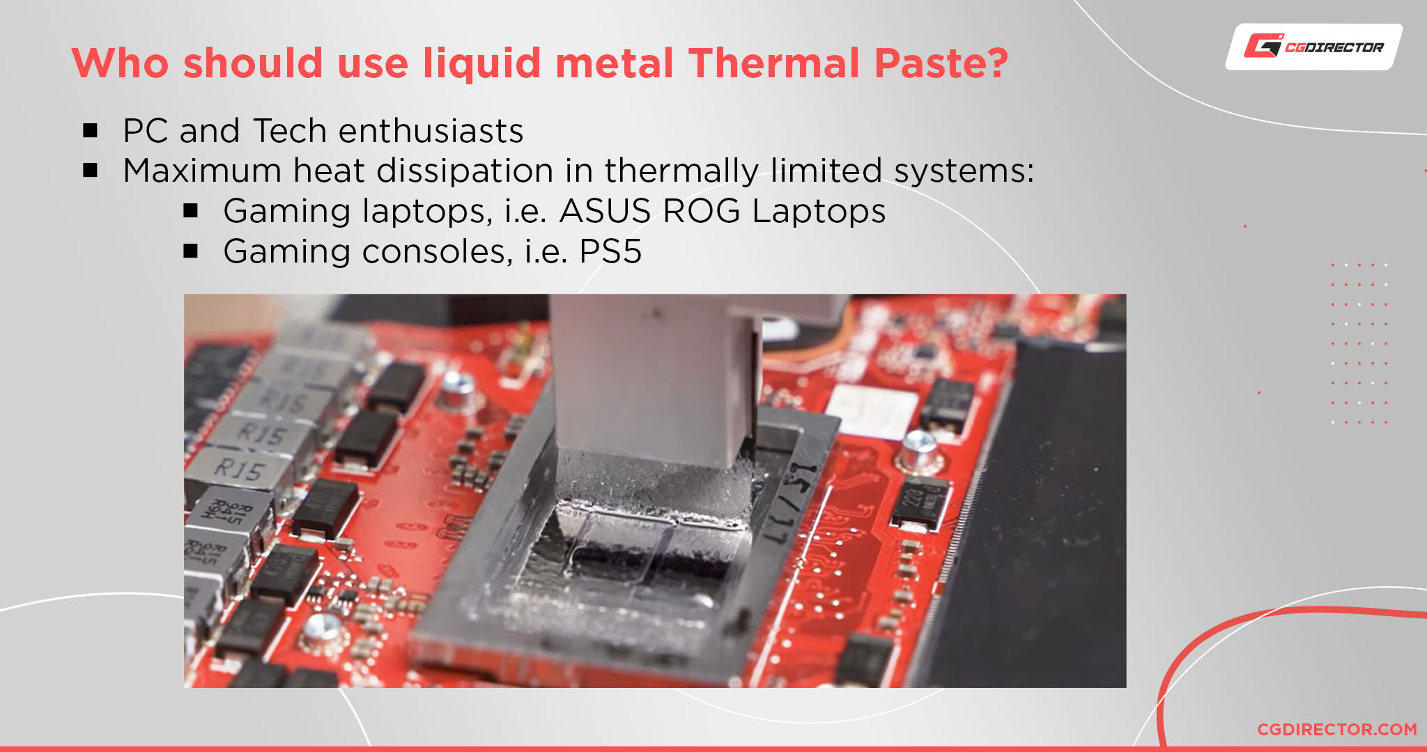 Who should use liquid metal Thermal Paste