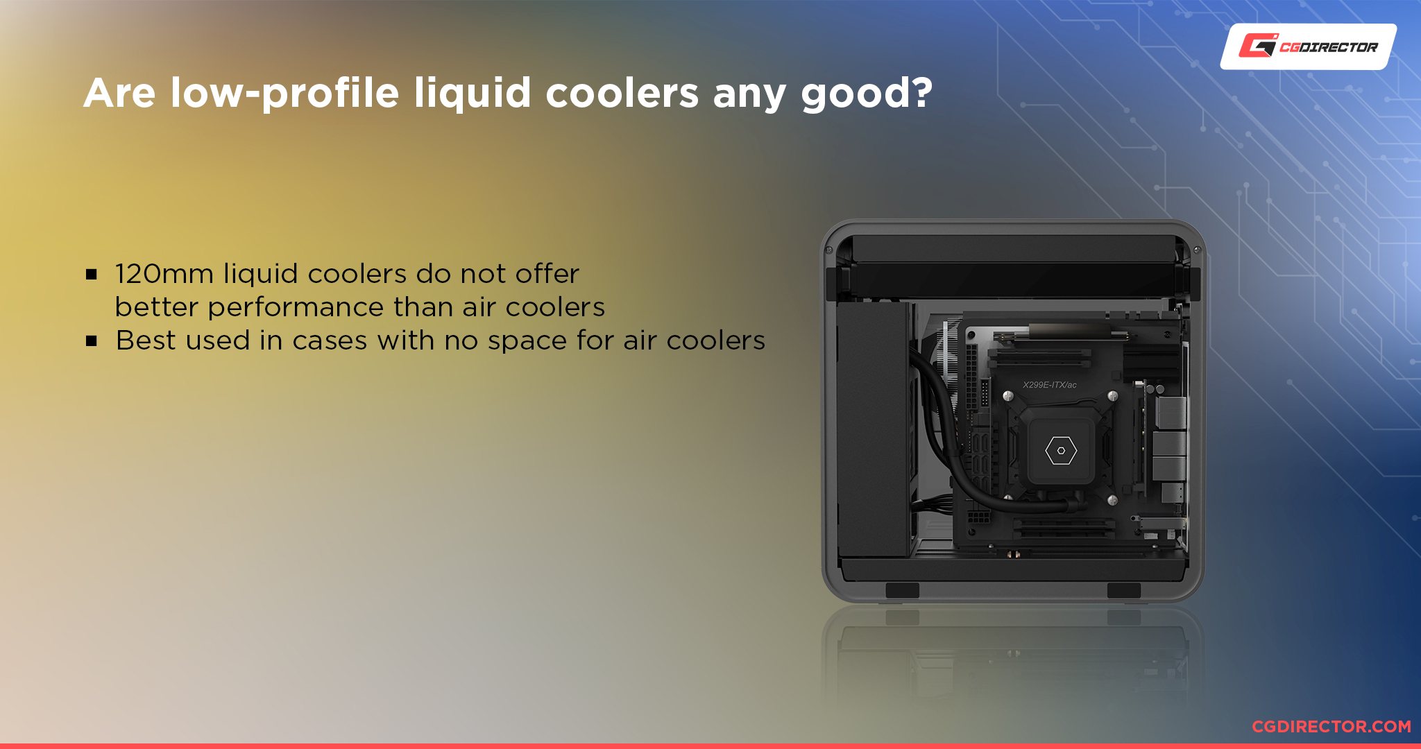 Are low-profile liquid coolers any good