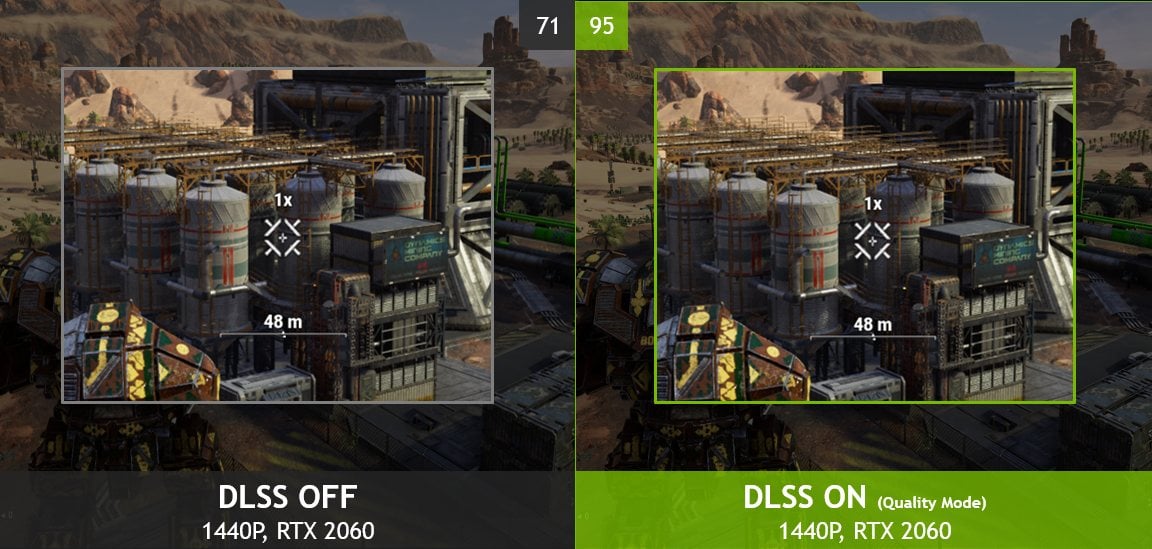 DLSS OFF vs ON comparison in Nvidia Games