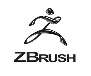 3D Scultping Software for high-poly Models Zbrush Logo
