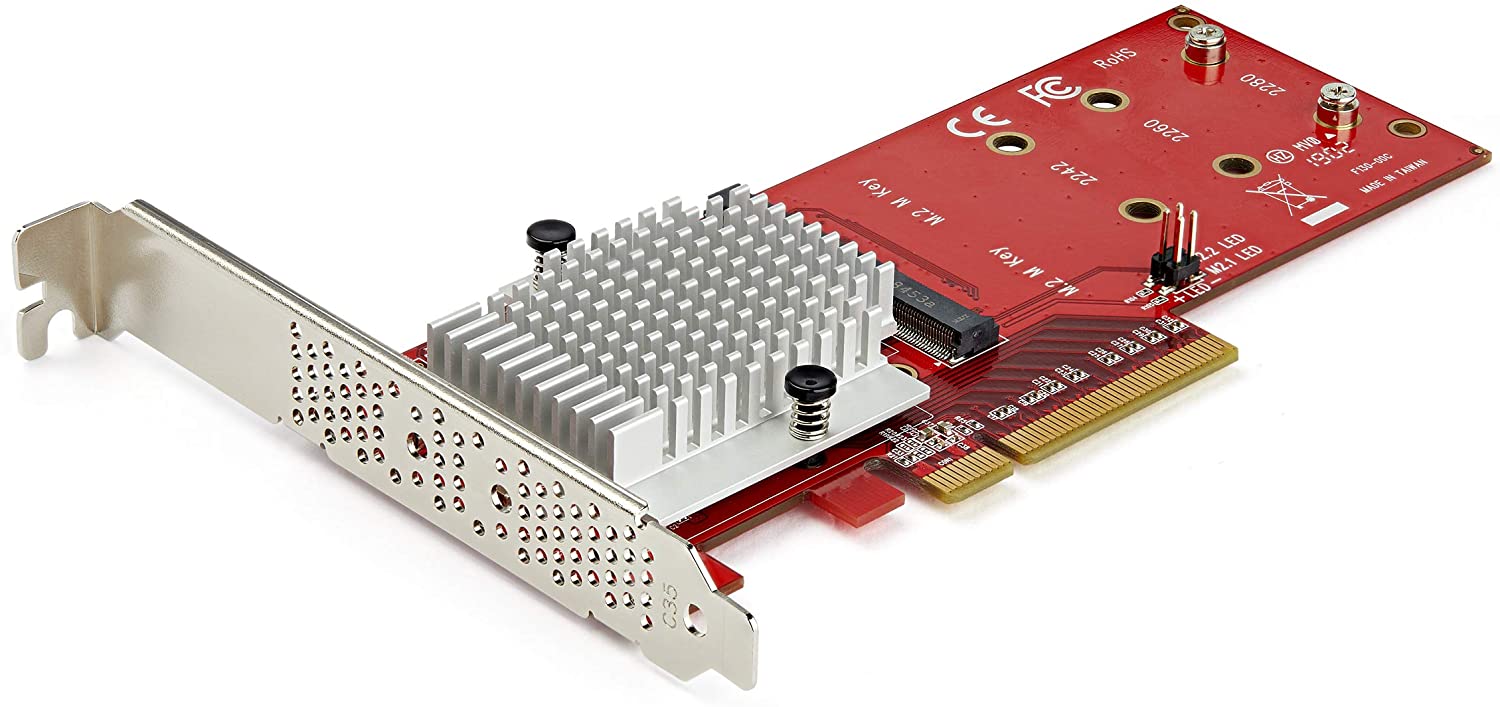 StarTech.com Dual M.2 PCIe SSD Adapter