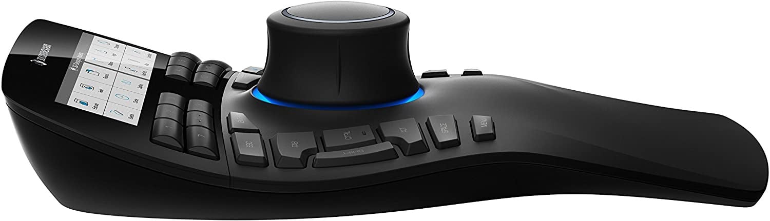 3Dconnexion Spacemouse Pro 3D Enterprise Mouse - Side View