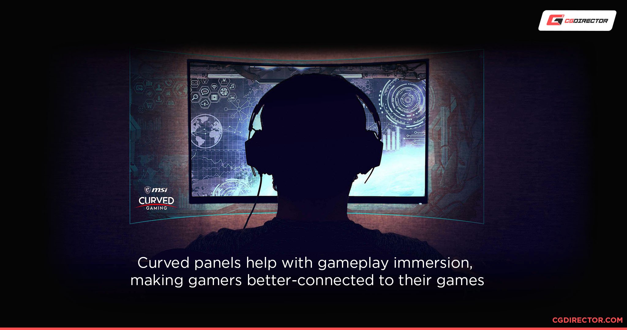 curved panels and gameplay immersion