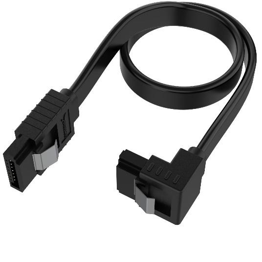 Sabrent Sabrent SATA III (6 Gbit/s) Right Angle Data Cable with Locking Latch for HDD / SSD / CD and DVD drives (3 Pack - 20-Inch) (CB-SRK3) | CB-SRK3