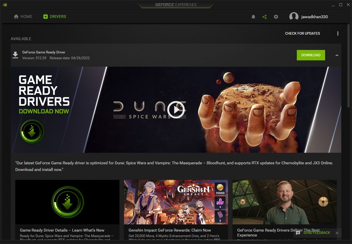 Geforce Game Ready Drivers