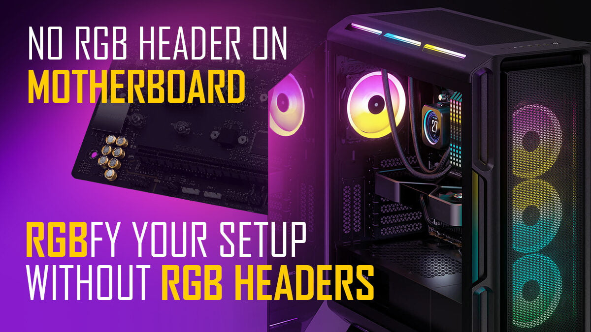 No RGB Header On Motherboard - What now?